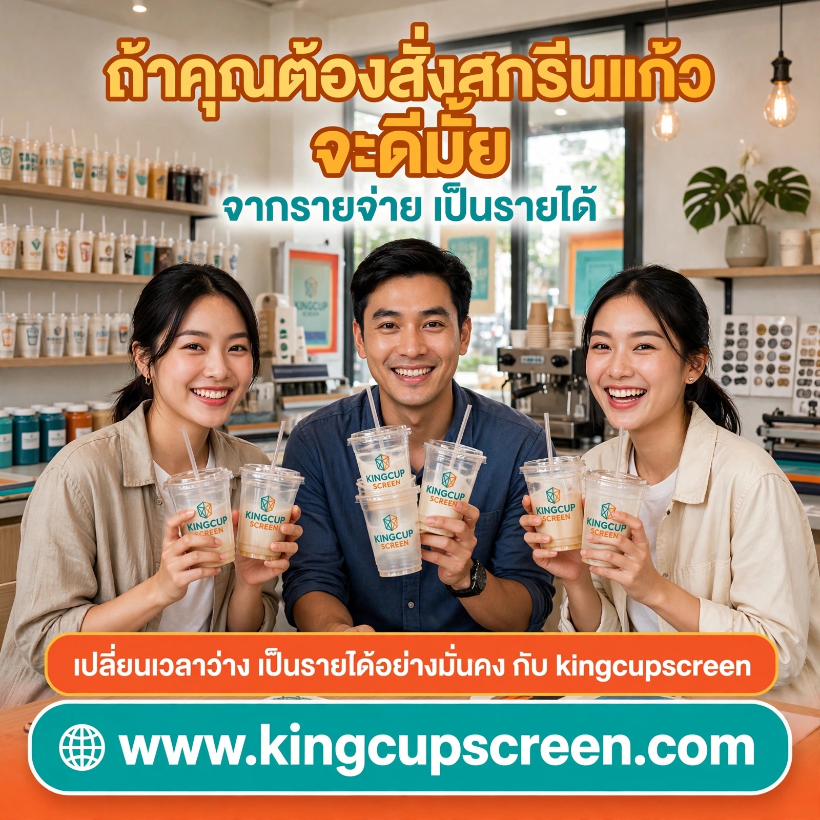 สั่งแก้วที่ไหนก็เสียเงินเหมือนกัน... มาสั่งที่ Kingcup แล้วได้เงินคืนดีกว่า!